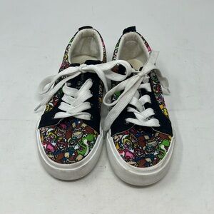 Nintendo Super Mario Bros Canvas Sneakers Size 1 Boys Ground Up 2022 Shoes